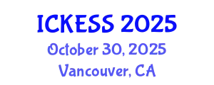 International Conference on Kinesiology, Exercise and Sport Sciences (ICKESS) October 30, 2025 - Vancouver, Canada