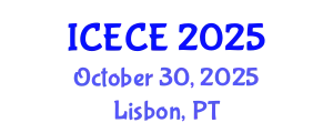 International Conference on Environmental and Chemical Engineering (ICECE) October 30, 2025 - Lisbon, Portugal