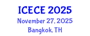 International Conference on Environmental and Chemical Engineering (ICECE) November 27, 2025 - Bangkok, Thailand