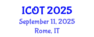 International Conference on Orthopedics and Traumatology (ICOT) September 11, 2025 - Rome, Italy