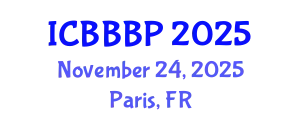 International Conference on Bioenergy, Biogas and Biogas Production (ICBBBP) November 24, 2025 - Paris, France