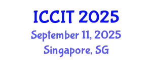 International Conference on Computing and Information Technology (ICCIT) September 11, 2025 - Singapore, Singapore
