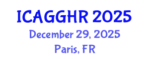 International Conference on Anti-Corruption, Good Governance and Human Rights (ICAGGHR) December 29, 2025 - Paris, France