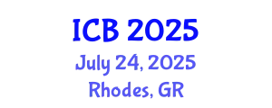 International Conference on Botany (ICB) July 24, 2025 - Rhodes, Greece