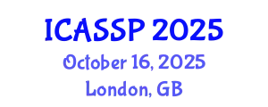 International Conference on Acoustics, Speech and Signal Processing (ICASSP) October 16, 2025 - London, United Kingdom