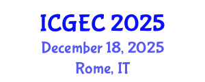 International Conference on Gastroenterology, Endoscopy and Colonoscopy (ICGEC) December 18, 2025 - Rome, Italy