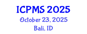 International Conference on Port and Maritime Security (ICPMS) October 23, 2025 - Bali, Indonesia