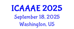 International Conference on Aeronautical and Aerospace Engineering (ICAAAE) September 18, 2025 - Washington, United States