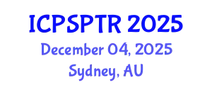 International Conference on Police Studies, Policing Theory and Research (ICPSPTR) December 04, 2025 - Sydney, Australia