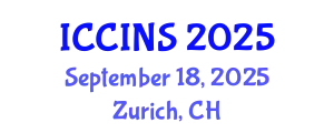 International Conference on Communications, Information and Network Security (ICCINS) September 18, 2025 - Zurich, Switzerland