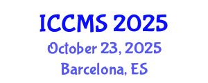 International Conference on Computational and Mathematical Sciences (ICCMS) October 23, 2025 - Barcelona, Spain