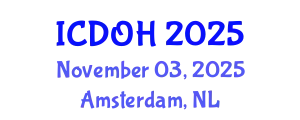 International Conference on Dentistry and Oral Health (ICDOH) November 03, 2025 - Amsterdam, Netherlands