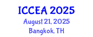 International Conference on Computational Engineering and Applications (ICCEA) August 21, 2025 - Bangkok, Thailand