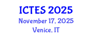 International Conference on Teaching and Education Sciences (ICTES) November 17, 2025 - Venice, Italy