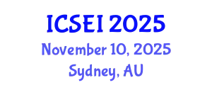 International Conference on Social Entrepreneurship and Innovation (ICSEI) November 10, 2025 - Sydney, Australia