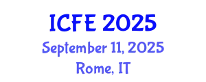 International Conference on Nutrition and Food Engineering (ICFE) September 11, 2025 - Rome, Italy