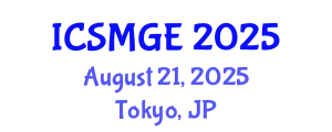 International Conference on Soil Mechanics and Geotechnical Engineering (ICSMGE) August 21, 2025 - Tokyo, Japan