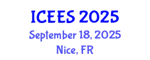 International Conference on Earthquake Engineering and Seismology (ICEES) September 18, 2025 - Nice, France