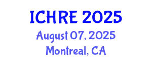 International Conference on Human Reproduction and Embryology (ICHRE) August 07, 2025 - Montreal, Canada