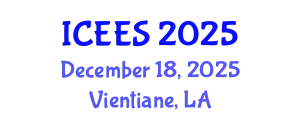 International Conference on Earthquake Engineering and Seismology (ICEES) December 18, 2025 - Vientiane, Laos