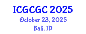 International Conference on Geopolymer Cement and Geopolymer Concrete (ICGCGC) October 23, 2025 - Bali, Indonesia