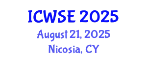 International Conference on Wood Science and Engineering (ICWSE) August 21, 2025 - Nicosia, Cyprus