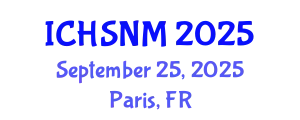 International Conference on Health Sciences, Nursing and Midwifery (ICHSNM) September 25, 2025 - Paris, France