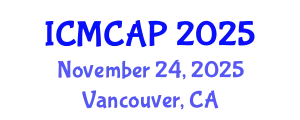 International Conference on Meteorology, Climatology and Atmospheric Physics (ICMCAP) November 24, 2025 - Vancouver, Canada