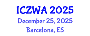 International Conference on Zoology and Wild Animals (ICZWA) December 25, 2025 - Barcelona, Spain