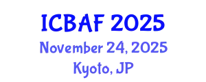 International Conference on Banking, Accounting and Finance (ICBAF) November 24, 2025 - Kyoto, Japan
