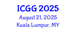 International Conference on Geology and Geophysics (ICGG) August 21, 2025 - Kuala Lumpur, Malaysia