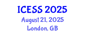 International Conference on Energy Sources and Sustainability (ICESS) August 21, 2025 - London, United Kingdom