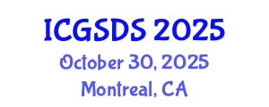 International Conference on Gender, Sexuality and Diversity Studies (ICGSDS) October 30, 2025 - Montreal, Canada