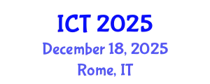 International Conference on Toxicology (ICT) December 18, 2025 - Rome, Italy