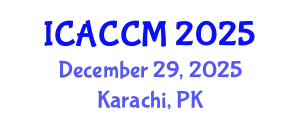 International Conference on Anesthesiology and Critical Care Medicine (ICACCM) December 29, 2025 - Karachi, Pakistan