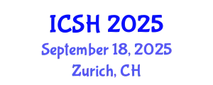 International Conference on Social Sciences and Humanities (ICSH) September 18, 2025 - Zurich, Switzerland