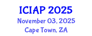 International Conference on Image Analysis and Processing (ICIAP) November 03, 2025 - Cape Town, South Africa
