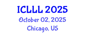 International Conference on Languages, Literature and Linguistics (ICLLL) October 02, 2025 - Chicago, United States