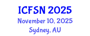 International Conference on Food Science and Nutrition (ICFSN) November 10, 2025 - Sydney, Australia