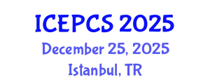 International Conference on Economics, Politics and Civil Society (ICEPCS) December 25, 2025 - Istanbul, Turkey