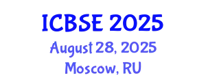 International Conference on Biomechanics and Sports Engineering (ICBSE) August 28, 2025 - Moscow, Russia