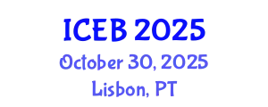 International Conference on Ecosystems and Biodiversity (ICEB) October 30, 2025 - Lisbon, Portugal