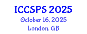 International Conference on Computer Science, Programming and Security (ICCSPS) October 16, 2025 - London, United Kingdom