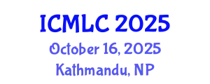 International Conference on Machine Learning and Cybernetics (ICMLC) October 16, 2025 - Kathmandu, Nepal