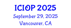 International Conference on Industrial and Organizational Psychology (ICIOP) September 29, 2025 - Vancouver, Canada