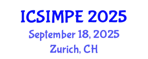 International Conference on Sports Injury Management and Performance Enhancement (ICSIMPE) September 18, 2025 - Zurich, Switzerland