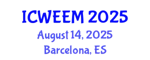 International Conference on Water, Energy and Environmental Management (ICWEEM) August 14, 2025 - Barcelona, Spain