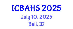 International Conference on Biomedical and Health Sciences (ICBAHS) July 10, 2025 - Bali, Indonesia