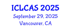 International Conference on Life Cycle Assessment and Sustainability (ICLCAS) September 29, 2025 - Vancouver, Canada