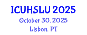International Conference on Urban Housing, Sustainability and Land Use (ICUHSLU) October 30, 2025 - Lisbon, Portugal
